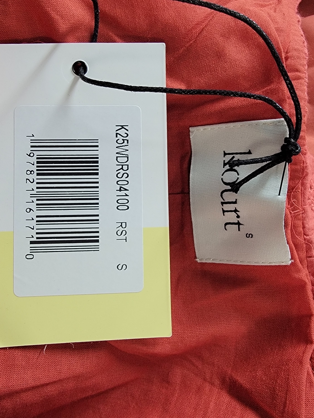 Few Moda Rust Mini Dress with Ruffled Neckline - Picture 8 of 10